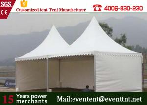 China Professional high peak canopy arabic pogada tent 4 x 4m aluminum frame tent factory
