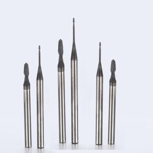 China Graphite Long Neck End Mills R1 Ball Nose Straight Shank factory