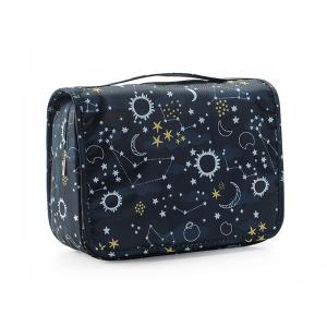 China Direct Supplier Bulk Colorful Printing Oxford Toiletry Bag Hanging factory