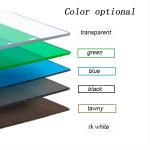 3mm 4mm 6mm 8mm 10mm clear Plastic Solid Pc Polycarbonate Roofing Sheet Uv