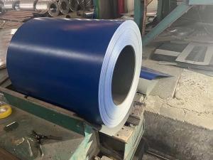 China Anti-Fingerprint Prepainted Galvalume Steel Coil Alu Zinc Coated AZ50-150 factory