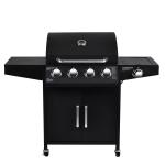 430SS Warming Grid 4 1 Burners Stainless Steel Gas BBQ Grill for Modern Style