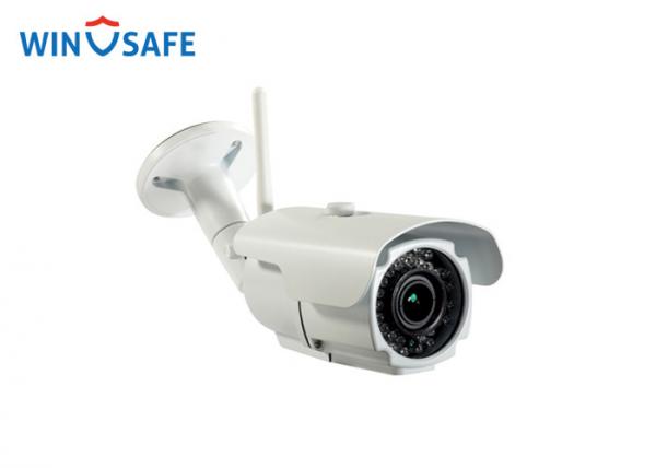 China Aluminum Body H.264 Full HD Wireless IP Camera Bullet Type CE FCC Certification factory