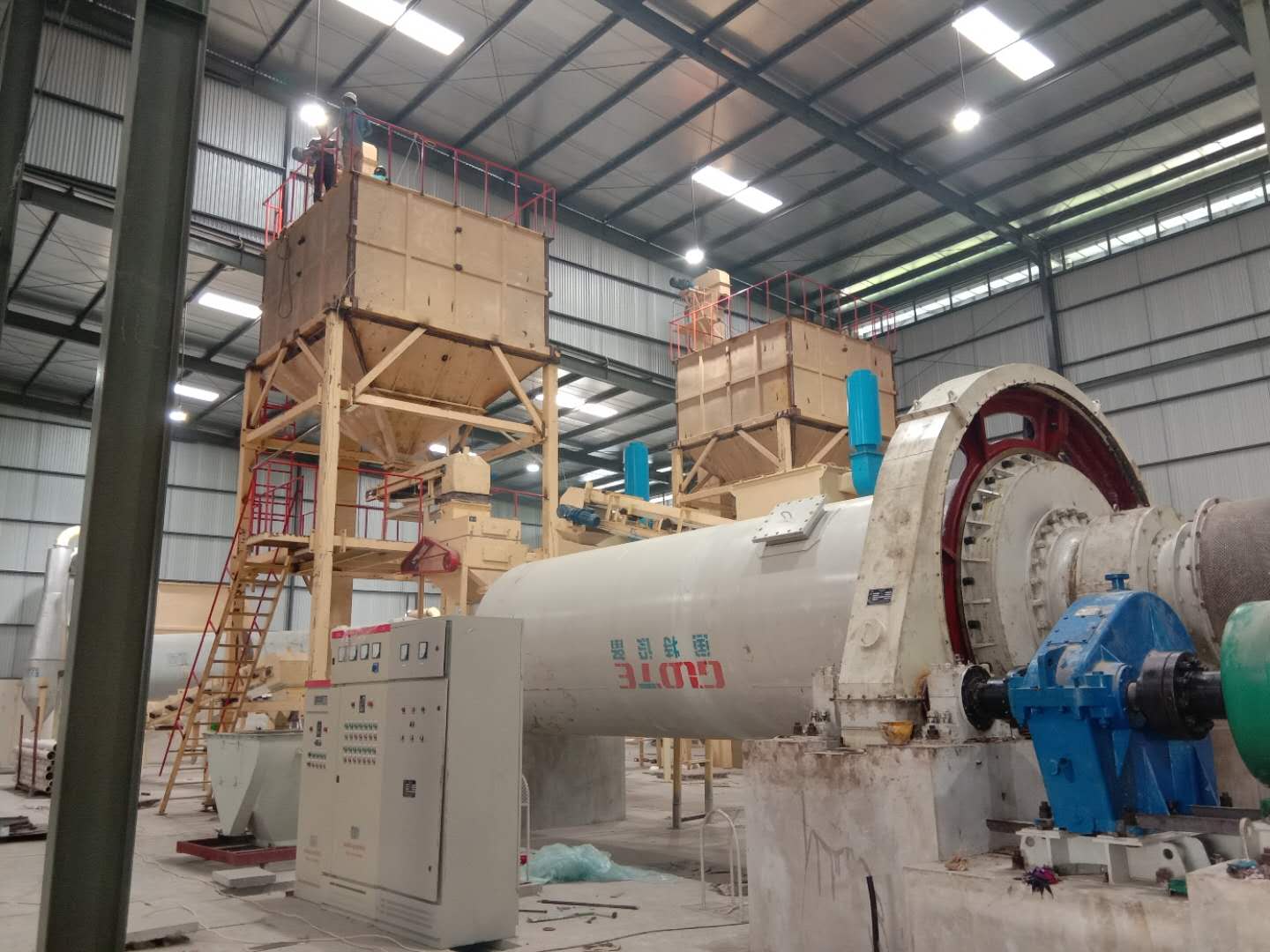 1-50T/H Capacity Energy Mining Silica Sand Grinding Ball Mill Limestone Ball Mill Plant