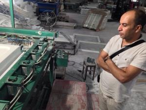 China acrylic bathtub making skills training--customer from Algeria Mr Salem factory