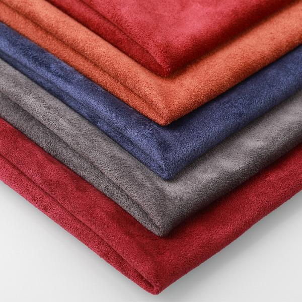 China High Density Suede Fabric Car Ceiling Fabric Soft Artificial Leather For Auto Interiors factory