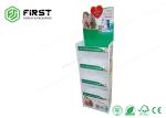 Customized Logo Printed Folding Pos Cardboard Floor Display Stands For