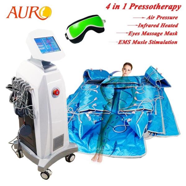 4 In 1 Infrared Pressotherapy Lymphatic Drainage Slimming Machine With EMS
