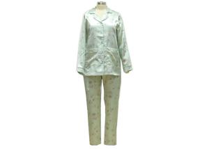 China Pint Satin Inside Brushed Ladies Pajama Sets Warmest Women'S Winter Pajamas factory
