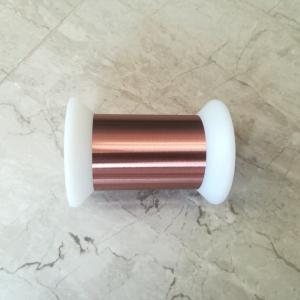 China Polyurethane 0.1mm Enamelled Winding Wire 155 / 180 Alcohol Self Adhesive factory