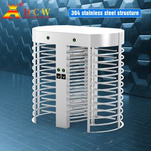 HCW Full Height Turnstile with 120° Full Height Movement ISO 9001/CE Certified