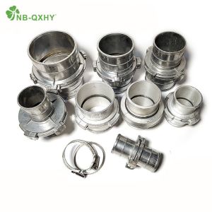 China Aluminum Camlock Layflat Hose Coupling with PP Camlock Type C Brass Fittings on sale