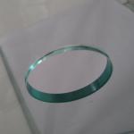 Sliding Tempered Glass Door With CNC Extra Polished Round Hole