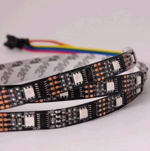 China madrix ws2801 ic rgb smd black pcb led flexible strip factory