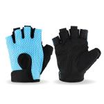 Manufacturer customizable logo gym gloves breathable half finger fitness