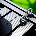 Roof Mount Black Aluminium Alloy Universal Car Roof Racks Cross Bar 28kg Weight