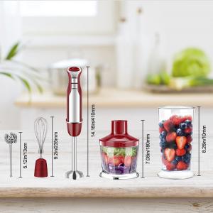 China 5-In-1 500W Portable Handheld Blender Stick BPA Free With 5 Accessories factory