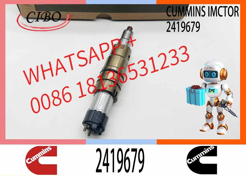 Common Injector Rail Diesel Engine 2419679 Fuel Injector 2894920 High Quality With Good Shop Service Engine Parts