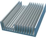 Mill Finish 0.8mm Frequency Conversion Radiator Aluminum Profiles