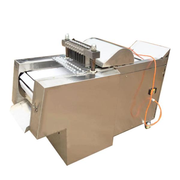 China 0.7t/ H Meat Processing Machine Chicken Mutton Leg Cutting Machine 2.2kw 2×5cm factory