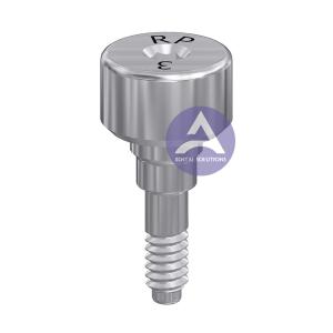 China Biomet 3i Certain® Implant Titanium Healing Cap Abutment Compatible NP 3.4mm/ RP 4.1mm / WP 5.0mm factory