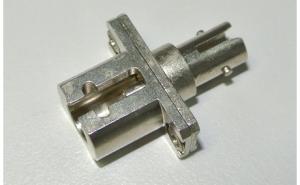 China Fiber optic adapter ST to LC hybrid adapter metal housing low insertion loss two piece factory