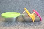 12,14,16cm Durable stainless steel 201 mixing bowl set europe design multi color