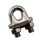 Water Treatment Stainless Steel Wire Rope Clip With ZINC Plated Finish Coating