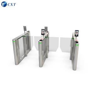 China Intelligent Hotel Stainless Steel Turnstiles Glass Turnstile Gate 114b factory
