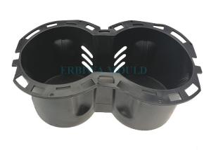 China Car Parts Mold Rubber Injection Molding For Car Interior Trim Center Console Double Cup Holder Pad Mat factory