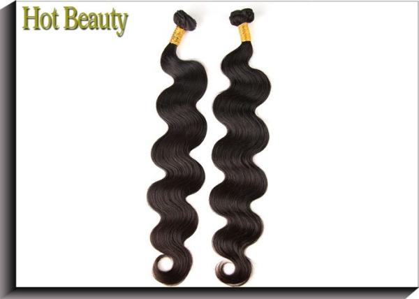 Natural Black 5A Virgin Brazilian Hair Extension Weft Body Wave