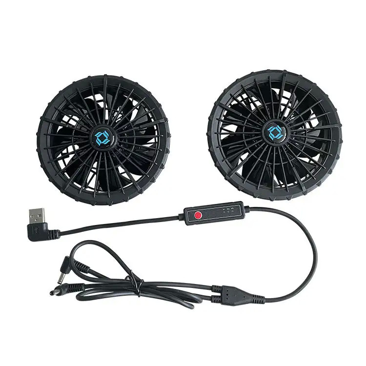 Summer Jacket Cooling Fan Wearable Cooling Fan 3 Level Speed