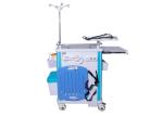 Manual Medical Crash Cart For Clinic With ABS Plastic Top Board