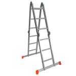 Household 4x3 Aluminium Stool Ladder With Non Marring Feet Stable Performance