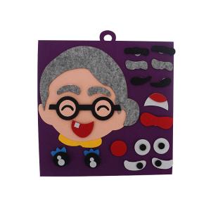 China Ecofriendly 100 Handmade Foldable Multi Color Felt Child Kids Educational Board Toy factory