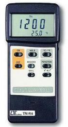 China Electronic Testing Equipment Low Power LCD Display TM916 Dual Therometer factory