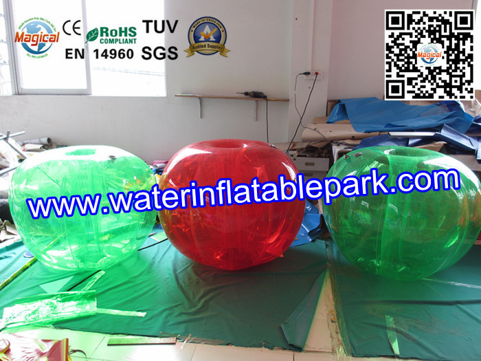 Colorful Inflatable Bumper Ball Water Toys , Inflatable Bumper Soccer