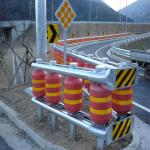 Custom Color Metal 2 Bending Highway Roller Barrier For Road Safety