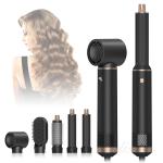 5 in 1 Black Gift Box Hair Dryer One Step Professional Negative Ion Multi