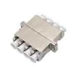 Metal Duplex / Quad LC To LC Fiber Adapter Corrosion Resistant