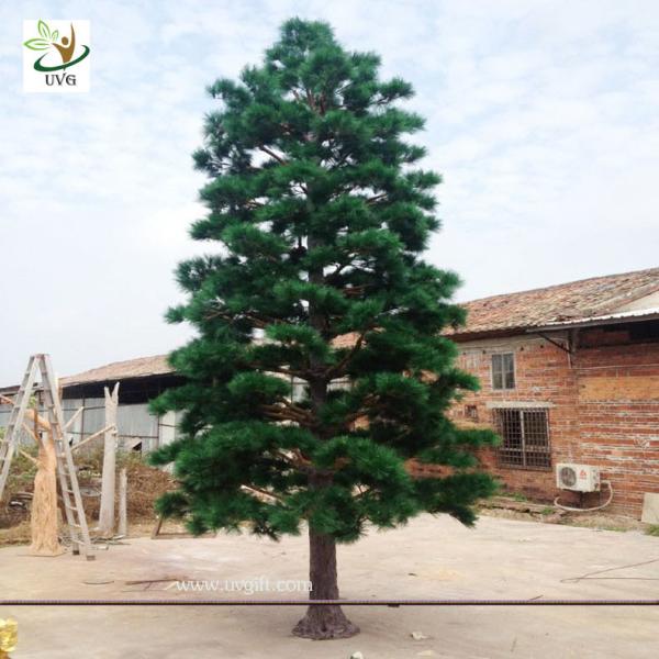 UVG new outdoor christmas decorations artificial pine tree for road ornament