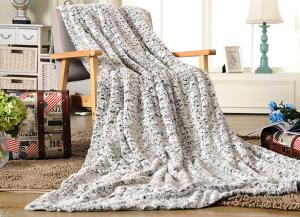 China 100% Polyester Pv Plush Soft Faux Fur Blanket Cozy Warm 150*200CM / 200*240CM factory
