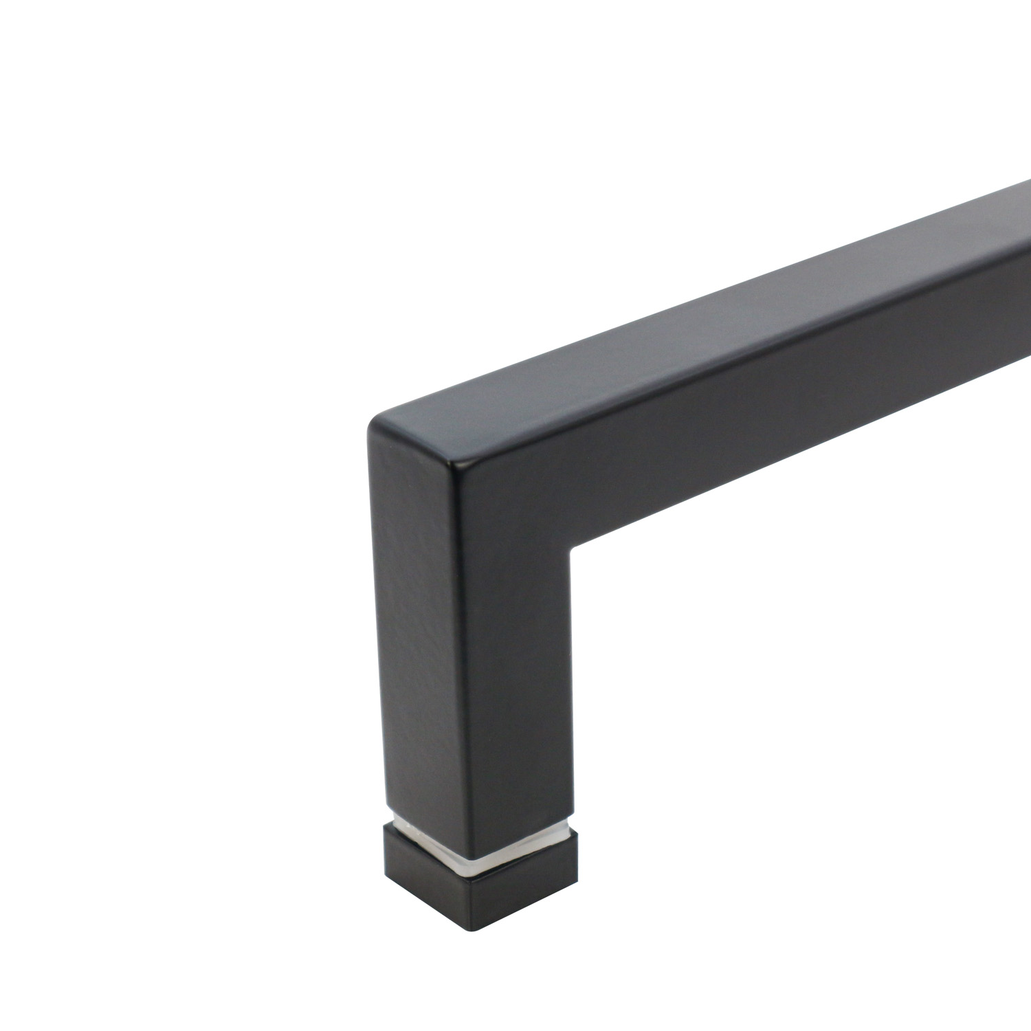 8-12mm Door Thickness Stainless Steel Square Shower Door Handle with Handle