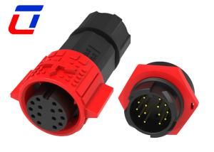 China M19 Push Lock Circular 14 Pin Male Female Connector Waterproof Wire To Board factory