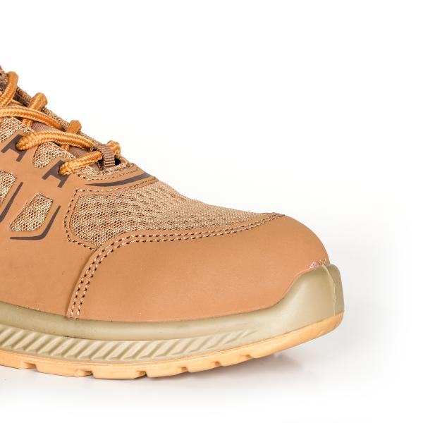 Stay Safe On Job Cement Safety Shoes Suede Cow Leather Upper And Heat Resistant Work Footwear