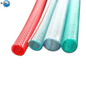 China Non Kink Flexible Fiber Braided Reinforced PVC Garden Water Tube Pipe Hose for Irrigation factory