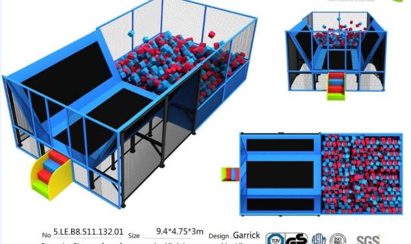 44M2 Popular in China Indoor Playground/ China Manufacturer New Desgined