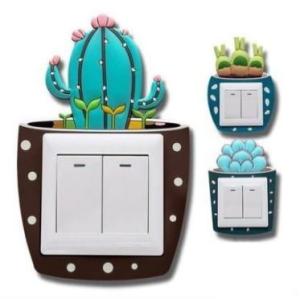 China Customized Silicone Non Toxic Light Switch Cover Stickers factory