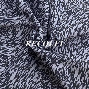 China Anti Crease Glitter Printed Ladies Swimwear Fabric 100cm Width factory
