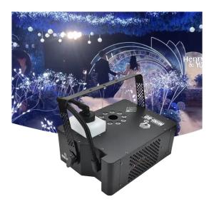 China 1.2L Oil Drum Volume RGB Light Smoke Machine with Remote Control for DJ Smoke Effects factory